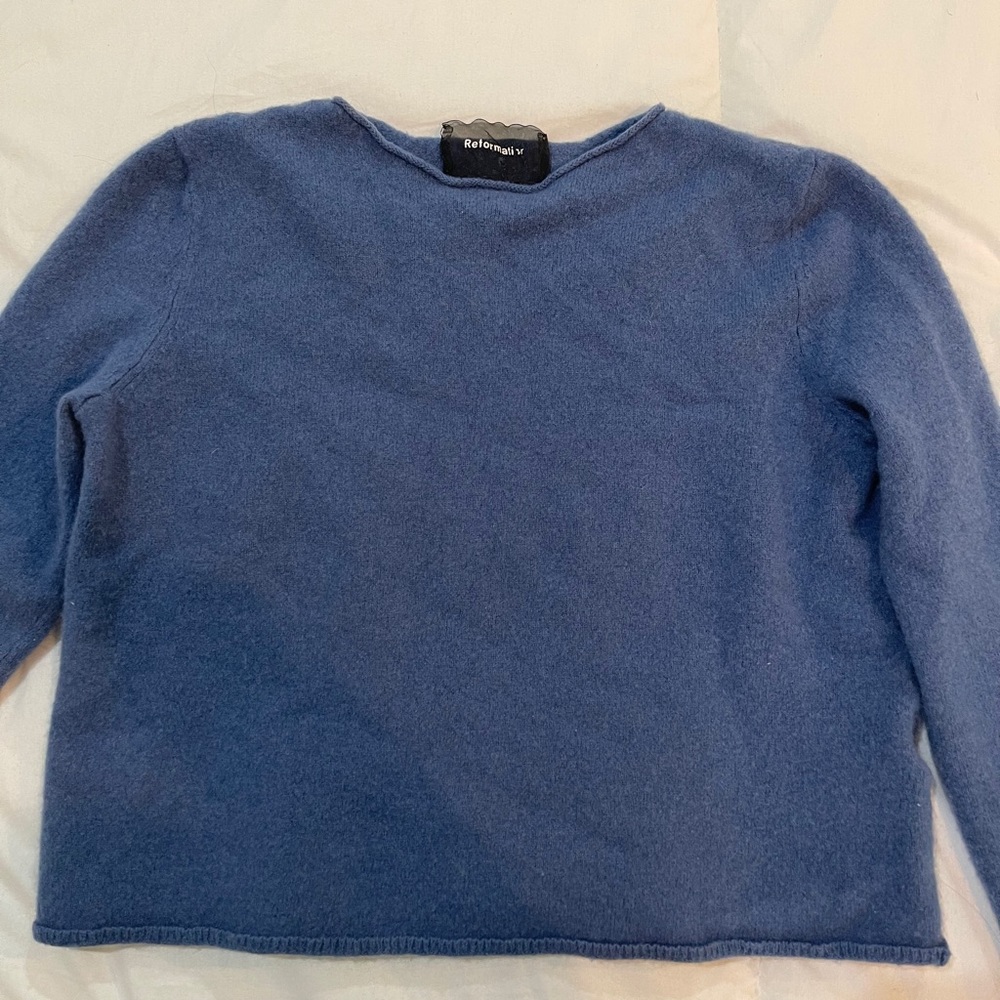Reformation Cashmere Cropped Sweater